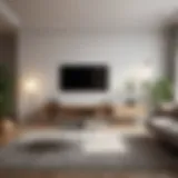 Modern living room with minimalist design