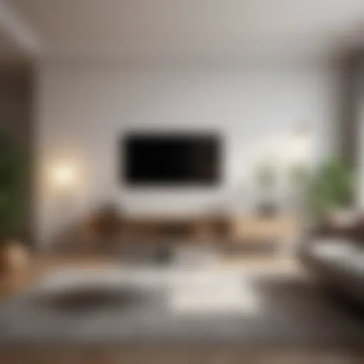 Modern living room with minimalist design