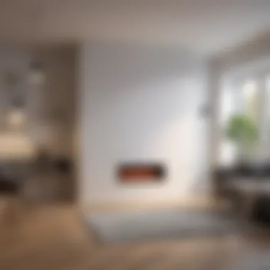 Innovative Electric Heating Installation Modern electric heating system installation in a stylish living room