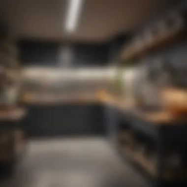 Maximizing Space with Innovative Storage Innovative storage solutions in a compact farm kitchen