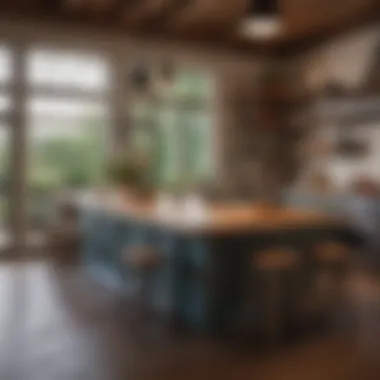 Blending Styles: Traditional Meets Contemporary Open-concept farm kitchen blending traditional and contemporary styles