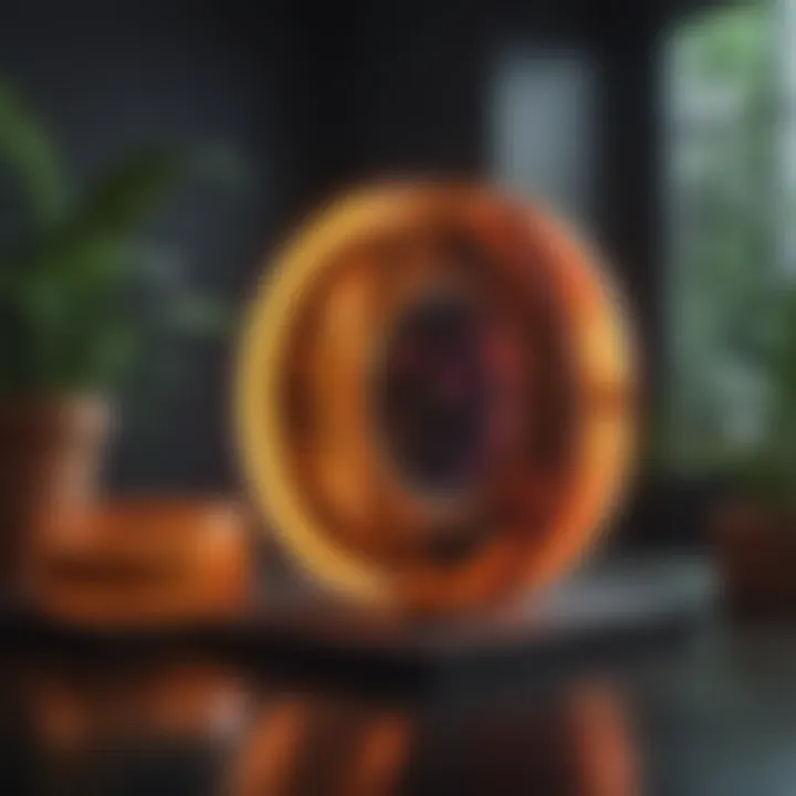 An artistic representation of advanced product design featuring cutting-edge technology.