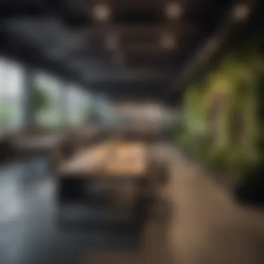 Modern Open Workspace Design An open workspace designed with modern aesthetics and ergonomic features.