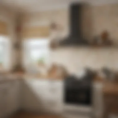 Timeless Vintage Wallpaper in Kitchen Spaces Classic kitchen ambiance with vintage wallpaper