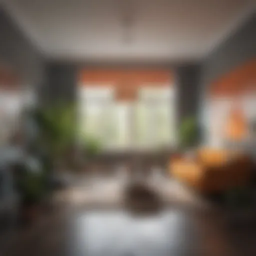 Vibrant color palette showcasing modern interior paint options