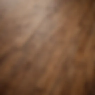 A detailed view of an Old English wood floor showcasing intricate grain patterns