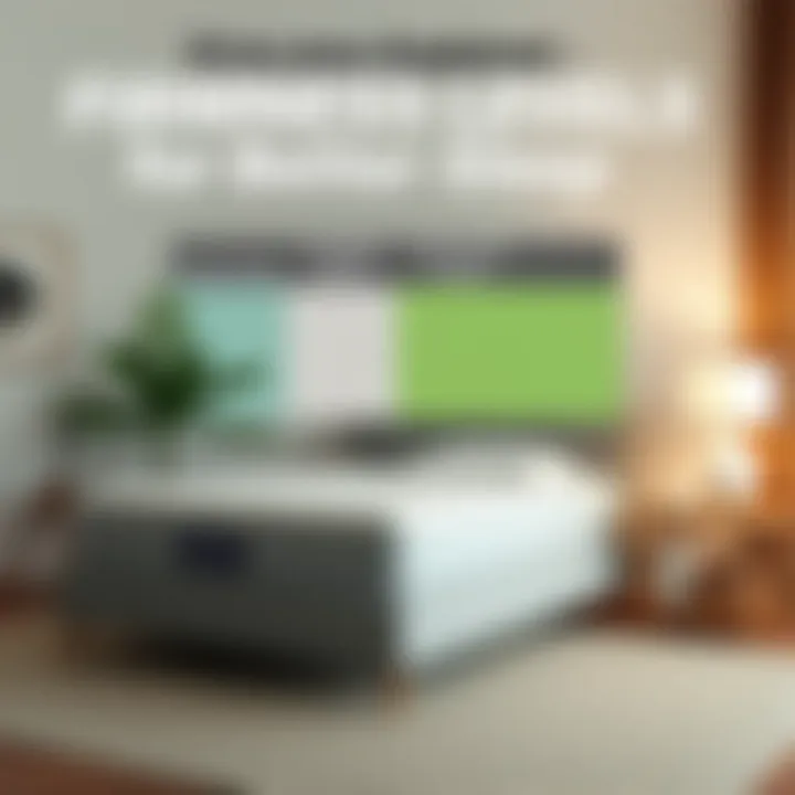 Visual guide to mattress firmness levels