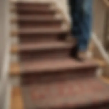 Installing a Carpet Runner: Visual Guide Visual guide on the steps for installing a carpet runner on stairs