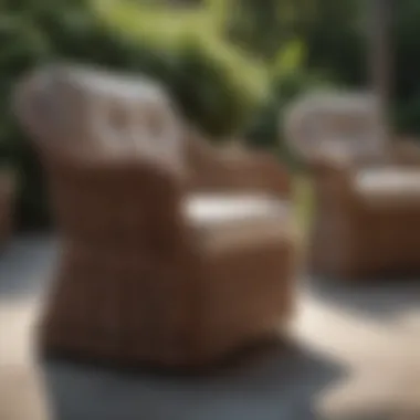 Wicker Outdoor Furniture Maintenance Tips Maintenance tips for wicker outdoor furniture displayed with cleaning supplies