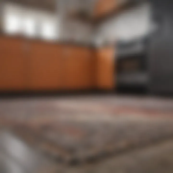 Durable materials used in small area rugs for kitchens