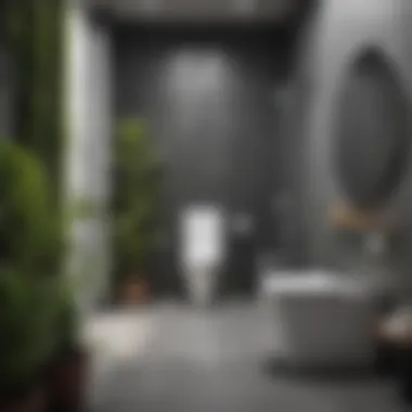 Innovative Water Efficiency Features An innovative small-scale toilet system emphasizing water efficiency technology.