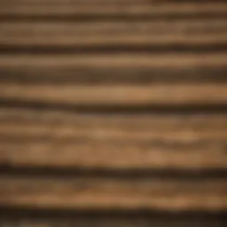 A close-up view of a straw roof showcasing its texture and natural materials.