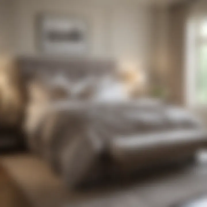 Elegant bedroom decor featuring Barefoot Dreams duvet in a stylish setting