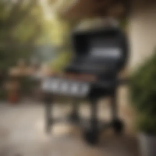 Diverse selection of gas barbecues showcasing various styles and sizes