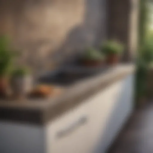Stylish outdoor BBQ sink station with modern design
