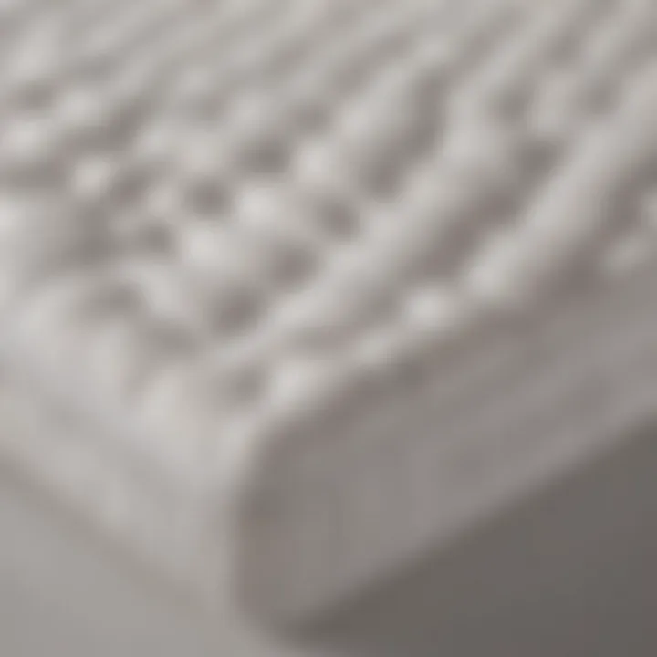 A high-quality firm mattress showcasing its supportive structure