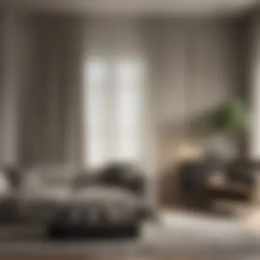 Whole Wall Curtains in Modern Interiors Elegant whole wall curtains enhancing a modern living space