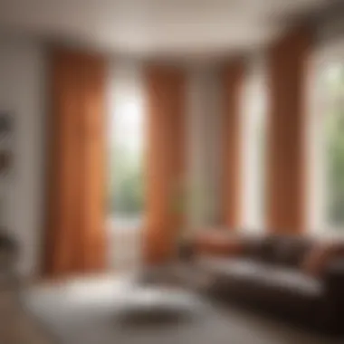 Energy Efficiency with Whole Wall Curtains Energy efficiency benefits of whole wall curtains in a room