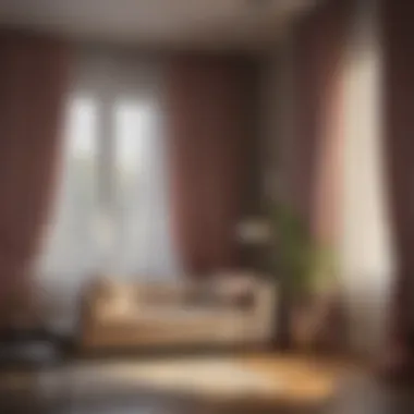 Aesthetic Transformation with Whole Wall Curtains Aesthetic transformation of a room using whole wall curtains