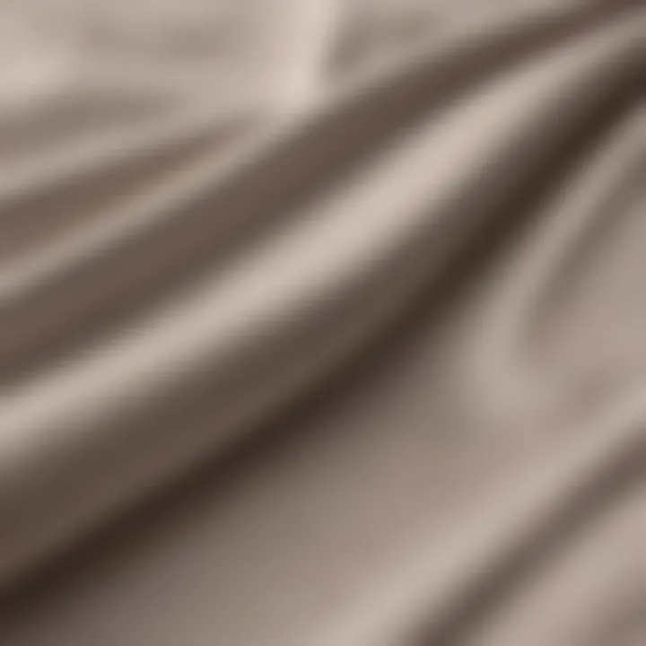 Comparison of various fabric materials used in bed sheets