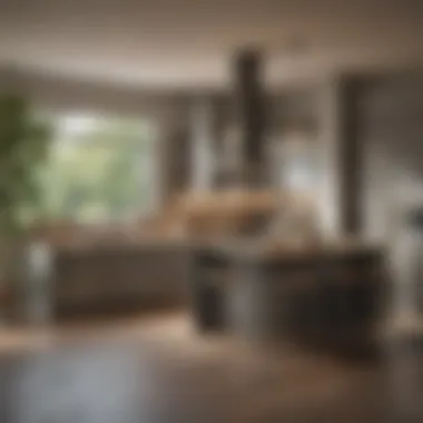 Inviting Kitchen Layout for Socializing Inviting kitchen layout promoting social interactions.