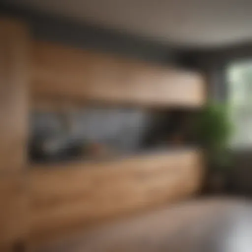 Elegant wooden cabinetry enhancing kitchen aesthetics