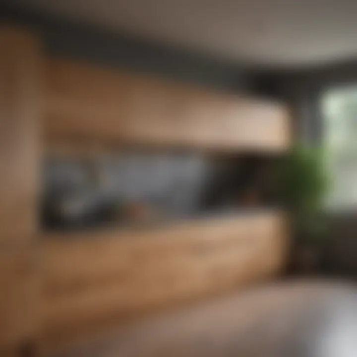 Elegant wooden cabinetry enhancing kitchen aesthetics