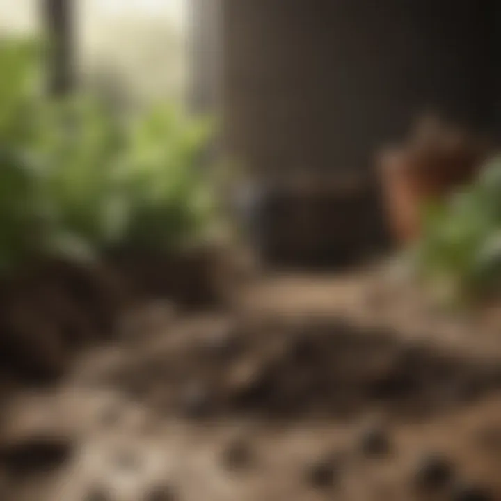 Close-up of organic fertilizers and their benefits