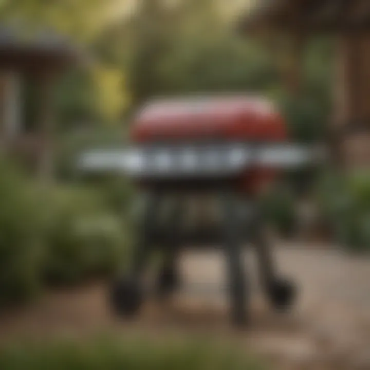 Weber Spirit E 310 grill showcased in an outdoor setting