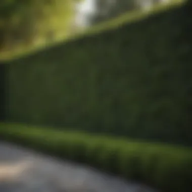 Designing Outdoor Spaces with Hedge Privacy Screens Stylishly designed outdoor space featuring hedge privacy screens