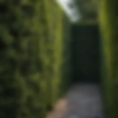 Exploring Diverse Types of Hedge Privacy Screens Different types of hedge privacy screens showcasing variety