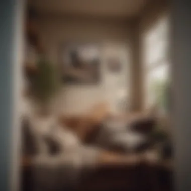 Personal Photographs in a Cozy Reading Nook A cozy reading nook decorated with personal photographs
