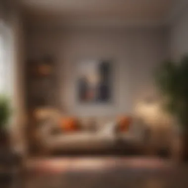 Furniture Arrangement for a Reading Nook Cozy reading nook created with furniture arrangement