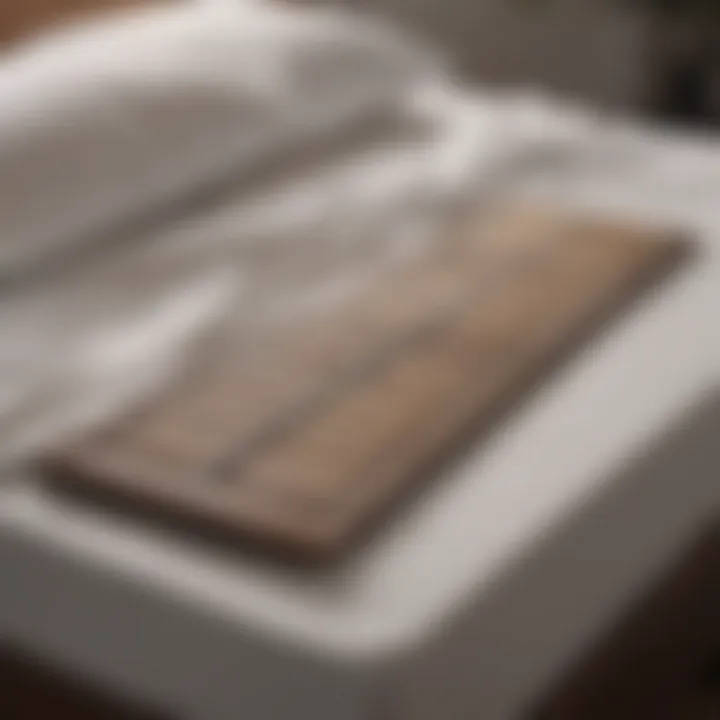 A visual representation of bed slats and their adjustments for mattress support.