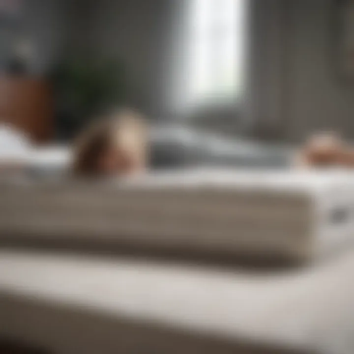 An infographic depicting effective weight distribution strategies on a mattress.