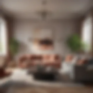 Stylish Living Room Design Stylish living room featuring a harmonious color palette and comfortable furniture