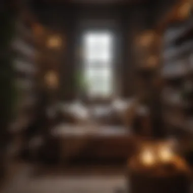 Inviting Reading Nook A cozy reading nook with plush cushions and warm lighting