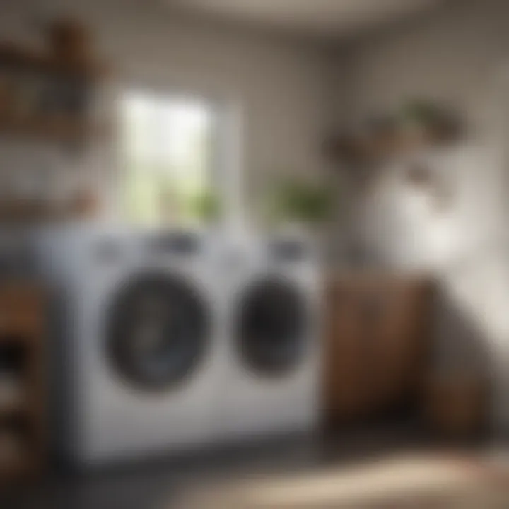 Energy-efficient washer dryer with modern features