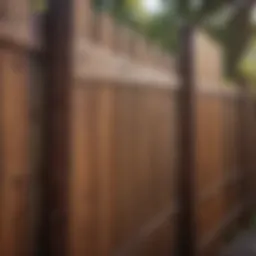Preparation of wood fence panels for staining