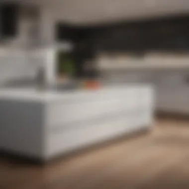 Smart technology features in a modern kitchen