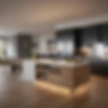 Multifunctional Kitchen Island with Built-in Dining Space Multifunctional kitchen island with built-in dining space