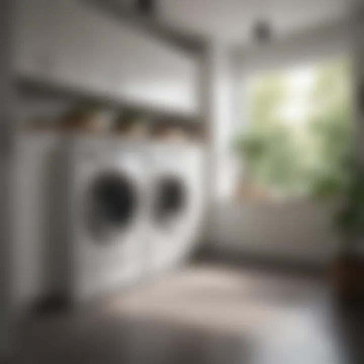 Modern laundry room with eco-friendly appliances