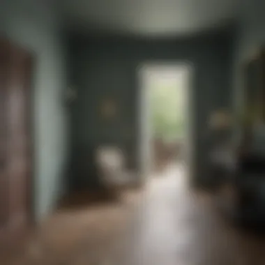 An interior space transformed with Farrow & Ball colors, highlighting aesthetic appeal
