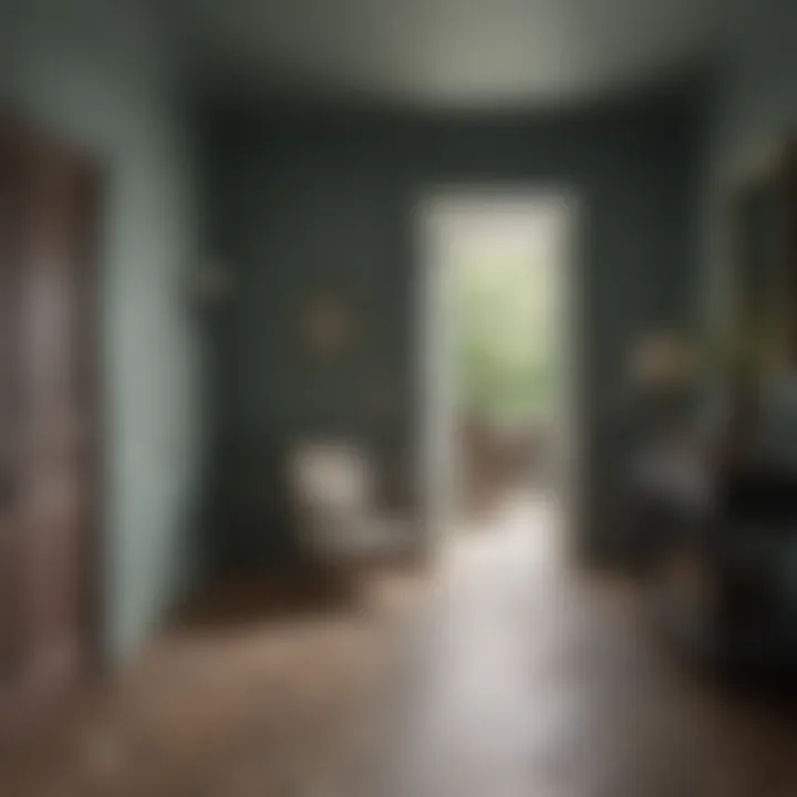 An interior space transformed with Farrow & Ball colors, highlighting aesthetic appeal