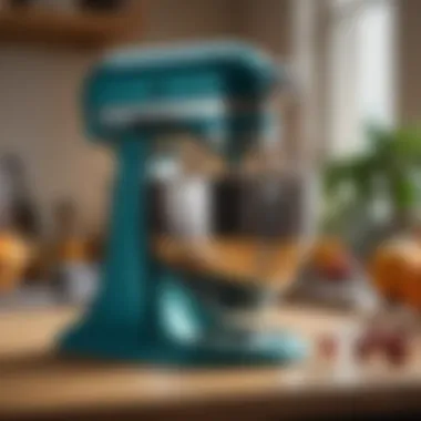 Elegant KitchenAid Artisan mixer in vibrant color