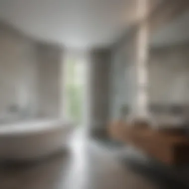 Smart bathroom featuring advanced technology integrations