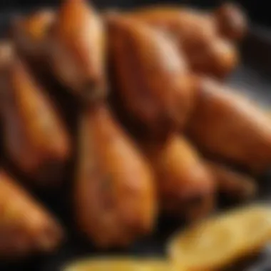 Perfectly Cooked Air Fryer Chicken Wings Golden and crispy air fryer chicken wings