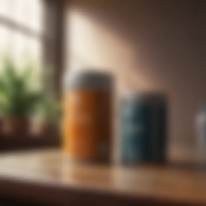 Comparison of paint colors against an inspirational image