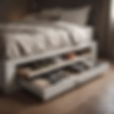 Various materials for under bed storage