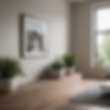 Simplicity Redefined: Minimalism in Feature Walls Minimalist feature wall with a sophisticated finish